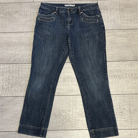 Tommy Hilfiger Denim - Vintage Tommy Hilfiger Dark Blue Cropped Jeans